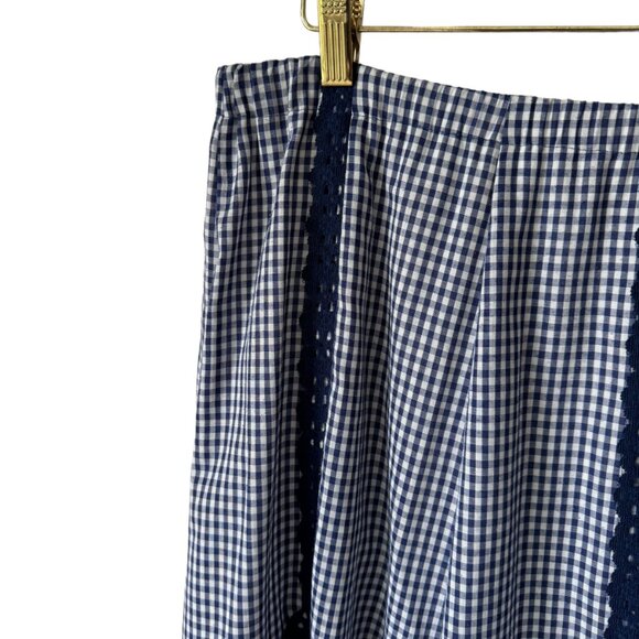 Vintage Little House Creations Prairie Skirt Sz Lg Patchwork Boho Cottage Gypsy - Picture 14 of 16